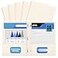 Better Office Products White Paper 2 Pocket Folders with Prongs 50 Pack Matte Texture Letter Size Paper Folders 50 Pack with 3 Metal Prong Fastener Clips White