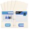 Better Office Products White Paper 2 Pocket Folders with Prongs 50 Pack Matte Texture Letter Size Paper Folders 50 Pack with 3 Metal Prong Fastener Clips White