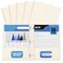 Better Office Products White Paper 2 Pocket Folders with Prongs 50 Pack Matte Texture Letter Size Paper Folders 50 Pack with 3 Metal Prong Fastener Clips White