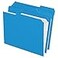 Pendaflex Color File Folders with Interior Grid Letter Size Blue 13 Cut 100BX R152 13 BLU