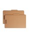 Smead Fastener File Folder 2 Fasteners Reinforced 25Cut Tab Right of Center Position Guide Height Legal Size Kraft 50 per Box 19880