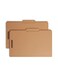 Smead Fastener File Folder 2 Fasteners Reinforced 25Cut Tab Right of Center Position Guide Height Legal Size Kraft 50 per Box 19880