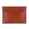 Enyuwlcm PU Leather A4 File Folder Document Holder Envelope Folder Case with Snap Closure for Receipt Contract Brown