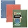 Five Star 2 Pocket Folders 4 Pack Recycled Plastic Folders with StayPut Tabs and Prong Fasteners Fits 3Ring Binder Holds 11 x 812 Paper Writable Label Clay Green Blue Gray 33002