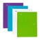 Five Star 2Pocket Plastic Folder with StayPut Tabs and Prong Fasteners Holds 85 x 11 Paper Assorted Colors 4 Pack 340300B