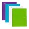 Five Star 2Pocket Plastic Folder with StayPut Tabs and Prong Fasteners Holds 85 x 11 Paper Assorted Colors 4 Pack 340300B