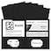 RAZCC Two Pocket Folders 50 Pack 2 Pocket Folders Fit Letter Size Paper Paper Folders with Pockets for School Office Business Home Black