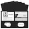 RAZCC Two Pocket Folders 50 Pack 2 Pocket Folders Fit Letter Size Paper Paper Folders with Pockets for School Office Business Home Black