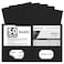 RAZCC Two Pocket Folders 50 Pack 2 Pocket Folders Fit Letter Size Paper Paper Folders with Pockets for School Office Business Home Black
