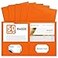 RAZCC Two Pocket Folders 50 Pack 2 Pocket Folders Fit Letter Size Paper Paper Folders with Pockets for School Office Business Home Orange