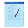Find It File Folder Notepad Pack of 1295 x 125 Inch Notebook Organizer Folders for Filing Document and Clipboard Organization Blue