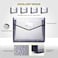 iMissiu Plastic File Folders Waterproof Transparent Expandable File Organiser Portable Large Capacity A4B4 File Wallet for OfficeBusinessSchool 5 Pack