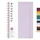 PAPERAGE Lined Spiral Journal Notebook Lavender 160 Pages Hardcover Journal for Women Men Medium 55 in x 8 in 100 GSM Thick Paper Spiral Notebook for Work School Journaling