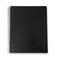 RE-FOCUS THE CREATIVE OFFICE REFOCUS THE CREATIVE OFFICE Executive Password Keeper Book Black Flexible FauxLeather Cover Spiral Bound