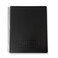 RE-FOCUS THE CREATIVE OFFICE REFOCUS THE CREATIVE OFFICE Executive Password Keeper Book Black Flexible FauxLeather Cover Spiral Bound