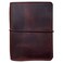 newestor Travelers Notebook Cover with Inner Pockets Card Slots and Pen Holder Passport Size Dark Brown