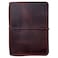 newestor Travelers Notebook Cover with Inner Pockets Card Slots and Pen Holder Passport Size Dark Brown