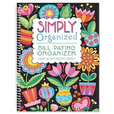 Current Mary Engelbreit Bill Paying Organizer Book 9 x 12 Personal Account Book Spiral Bound 14 Storage Pockets 32 Label Stickers Monthly Finance Payment Management Tracker for Home Office