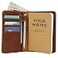 Jack's Point Leather field notes wallet cover for memo pocket sized notebook fits 35 x 55 notebooks separate pocket for cash real top grain leather multiple pockets for extra functionality and pen loo