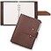 Nekmit Leather Planner 2026 A5 Refillable Runs From January 2026 to June 2027 Ring Binder 5x8 Planner Monthly Weekly Crazy Horse Leather Cover with Storage Pockets Back to School Supplies