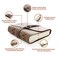 moonster Leather Journal Writing Notebook Vintage Handmade Bound Notepad for Men Women Write in Plain Thick Paper 7x5 Inch Small Blank Pages MOONSTER Drawing Sketchbook Travel Diary Unlined Note Book