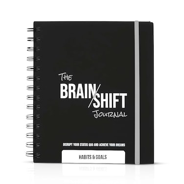 Behavior Shift The Brain Shift Journal Habits Goals 6 x 7 Inches Productivity journal 13 week Guided Prompts for Habits Goal setting Personal growth Gratitude Manifestation journal