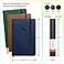 Roterunner A6 Pocket Notebook Bold Classic 3 Pack 35x55 Dotted Mini Notebook Journal 100Gsm Perforated Paper Work Gym Travel Journal Notebook Leather Small Notebook Numbered with Notes Index