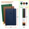 Roterunner A6 Pocket Notebook Bold Classic 3 Pack 35x55 Dotted Mini Notebook Journal 100Gsm Perforated Paper Work Gym Travel Journal Notebook Leather Small Notebook Numbered with Notes Index