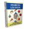 OptiLiving Publishing Diabetes Log Book with Food Blood Sugar Journal for Types 1 2 Diabetics A5 Spiral Bound