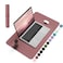 YSAGi NonSlip Leather Desk Pad Waterproof Laptop Computer Desk Keyboard Mat Table Protector Blotter Mat Large Mouse Pad for OfficeWorkHomeDecorDark Pink 236 x 137