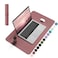 YSAGi NonSlip Leather Desk Pad Waterproof Laptop Computer Desk Keyboard Mat Table Protector Blotter Mat Large Mouse Pad for OfficeWorkHomeDecorDark Pink 236 x 137