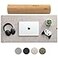 Nordik By Design Nordik Large Felt Desk Mat Stone Oat Beige 35 x 17 inch Computer Desk Mat Keyboard and Mouse Pad Large Desktop Felt Pad