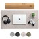Nordik By Design Nordik Large Felt Desk Mat Stone Oat Beige 35 x 17 inch Computer Desk Mat Keyboard and Mouse Pad Large Desktop Felt Pad