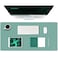 K KNODEL Large Office Leather Desk Mat Mouse and Keyboard Pad Computer and Laptop Mat Desktop Protector and Cover Writing Pad and Blotter 315x157 Green