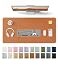 YSAGi Leather Desk Protector Office Mat Large Mouse Mat NonSlip PU Leather Blotter Laptop Desk Mat Waterproof Writing Pad for Office and Home Brown 354 x 17