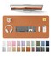 YSAGi Leather Desk Protector Office Mat Large Mouse Mat NonSlip PU Leather Blotter Laptop Desk Mat Waterproof Writing Pad for Office and Home Brown 354 x 17