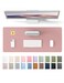YSAGi Leather Desk Protector Office Mat Large Mouse Mat NonSlip PU Leather Blotter Laptop Desk Pad Waterproof Writing Pad for Office and Home Pale Mauve 236 x 138