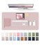 YSAGi Leather Desk Protector Office Mat Large Mouse Mat NonSlip PU Leather Blotter Laptop Desk Mat Waterproof Writing Pad for Office and Home Grayish Lavender 315 x 158