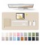 YSAGi Leather Desk Protector Office Mat Large Mouse Mat NonSlip PU Leather Blotter Laptop Desk Waterproof Writing Pad for Office and Home Eggshell 354 x 17