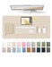 YSAGi Leather Desk Protector Office Mat Large Mouse Mat NonSlip PU Leather Blotter Laptop Desk Waterproof Writing Pad for Office and Home Eggshell 354 x 17