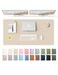 YSAGi Leather Desk Protector Office Mat Large Mouse Mat NonSlip PU Leather Blotter Laptop Pad Waterproof Writing Pad for Office and Home Eggshell 472 x 236