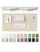 YSAGi Leather Desk Protector Office Mat Large Mouse Mat NonSlip PU Leather Blotter Laptop Pad Waterproof Writing Pad for Office and Home Eggshell 472 x 236