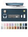 YSAGi Leather Desk Protector Office Mat Large Mouse Mat NonSlip PU Leather Blotter Laptop Pad Waterproof Writing Pad for Office and Home Dark Blue 354 x 17
