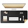 YSAGi DoubleSided Desk Pad 354x17Leather Desk Mat Eco Cork Desk Pad ProtectorLarge Mouse PadWaterproof Desk Blotter for OfficeHomeBlack