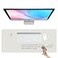 Etomiel Dry Erase Desk Mat Waterproof Desk Pad Erasable Writing White Board for Making Plans NonSlip Large Desktop Protector for Office Home School 31x13 Grey