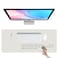 Etomiel Dry Erase Desk Mat Waterproof Desk Pad Erasable Writing White Board for Making Plans NonSlip Large Desktop Protector for Office Home School 31x13 Grey