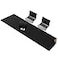 MAIDERN 67 x 196 Desk Pad Large Desk Mat Cork Leather Large Mouse pad for Desk Waterproof Computer Desk Pad for Gaming Home Office Black
