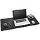 Gallaway Leather Desk Mat Office Writing Desk Pad Large 36 x 17 Black for Top of Desks Gift Ready Elegant Computer Desk Cover Protector PU Leather