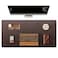 YSAGi Genuine Leather Desk Mat 354X17 Office Desk Pad Thick Premium Table Pad with Stitched Line NonSlip Laptop Writing Pad with Rubber Base Dark Brown 354x17
