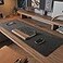 DAWNTREES Felt Desk Mat Computer Mat for Desk36x12Inches Large Felt Mouse Pad and Keyboard Mat Desk Protector for Office Dark Gray